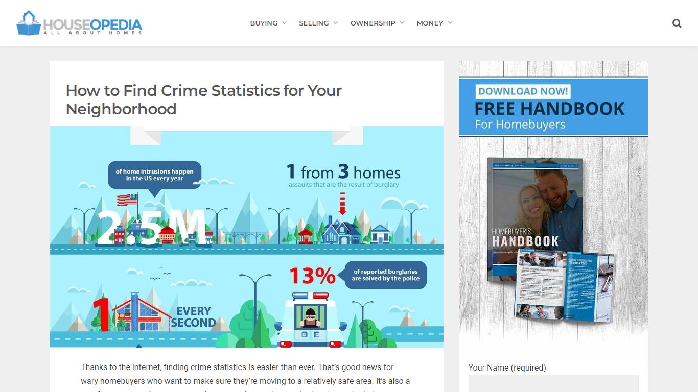 How to Find Crime Statistics for Your Neighborhood