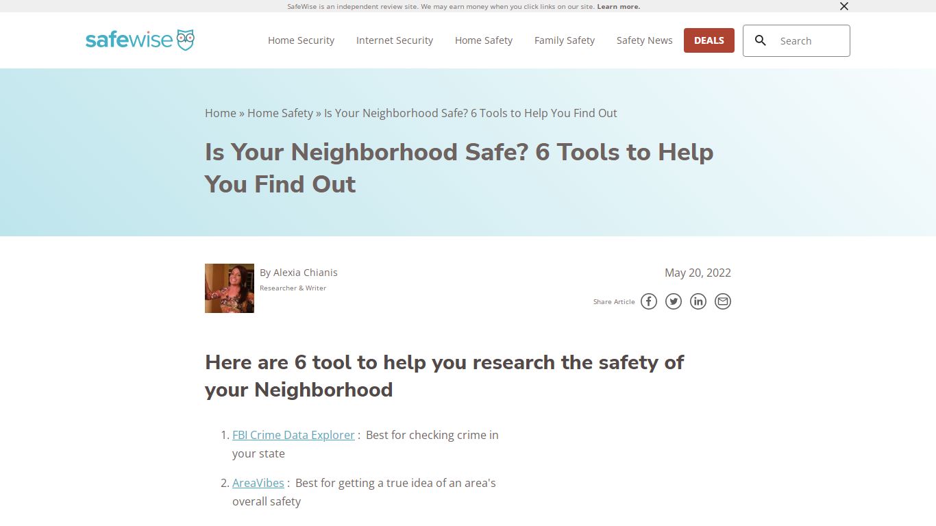 Is Your Neighborhood Safe? 6 Tools to Help You Find Out